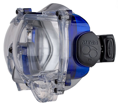 MEGA -4.5DD Mask Color: Crystal Blue